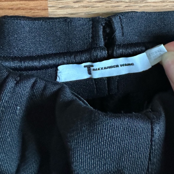 Alexander Wang Sleek Logo Tape Track Pant in Black sz Small - Picture 3 of 5